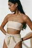 Mara Hoffman Abigail Bandeau Bikini Top - CREAM - Thumbnail 1