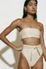 Mara Hoffman Abigail Bandeau Bikini Top - CREAM - Thumbnail 3