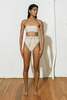 Mara Hoffman Abigail Bandeau Bikini Top - CREAM - Thumbnail 4