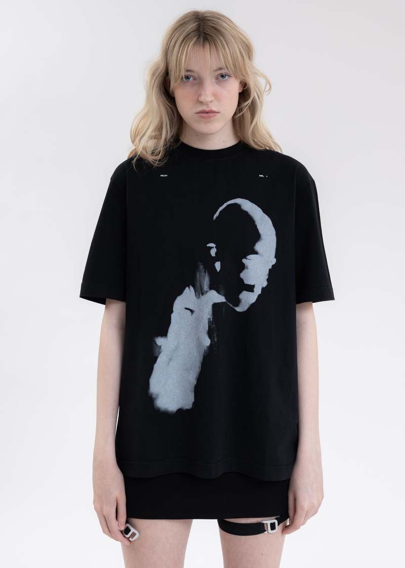 Heliot Emil AI GENERATED PRINT T SHIRT - Black | Garmentory