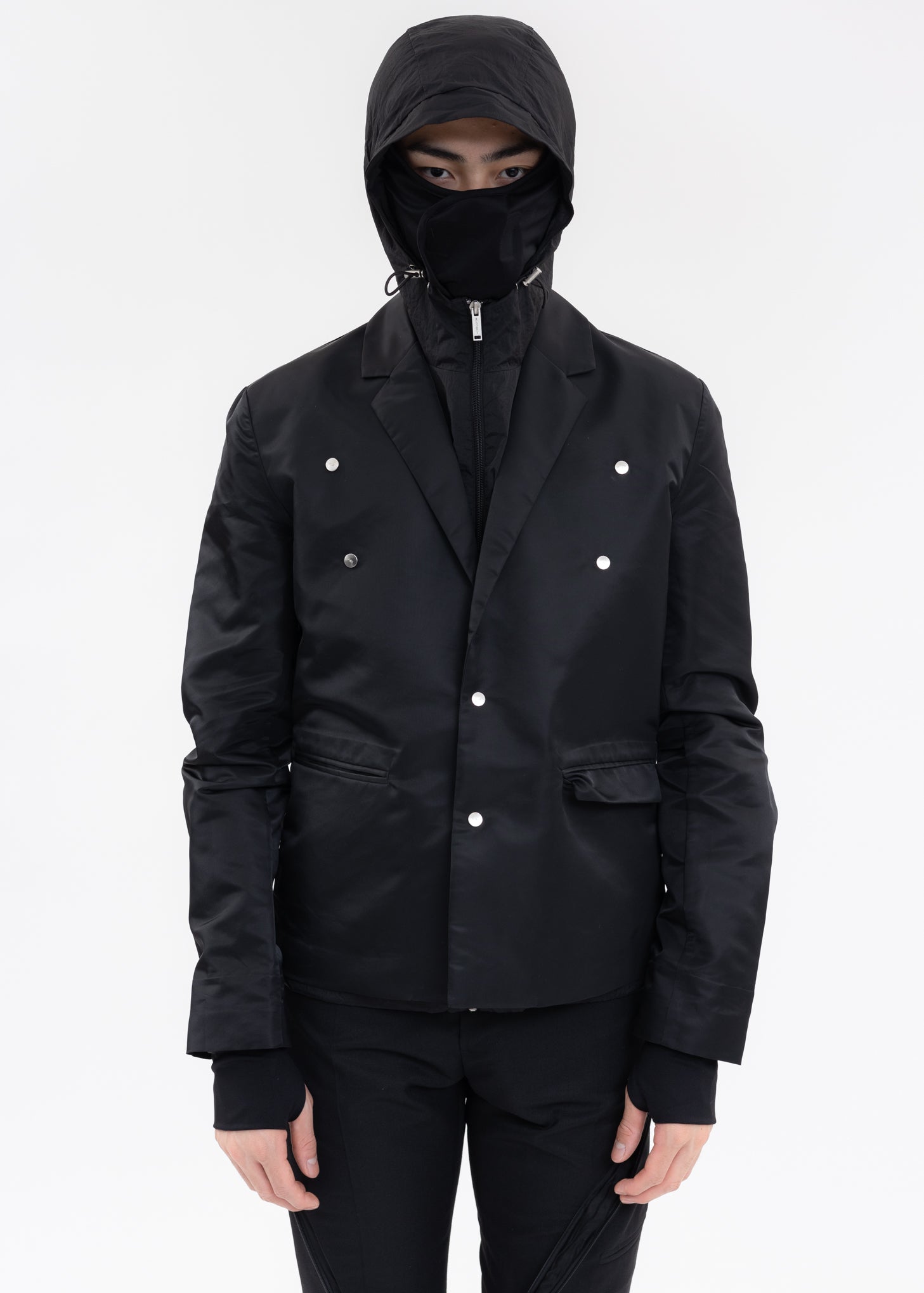 ジャケット・アウター HELIOT EMIL ANAGENESIS TECHNICAL BLAZER Heliot Emil ANAGENESIS TECHNICAL Blazer Combo - Black