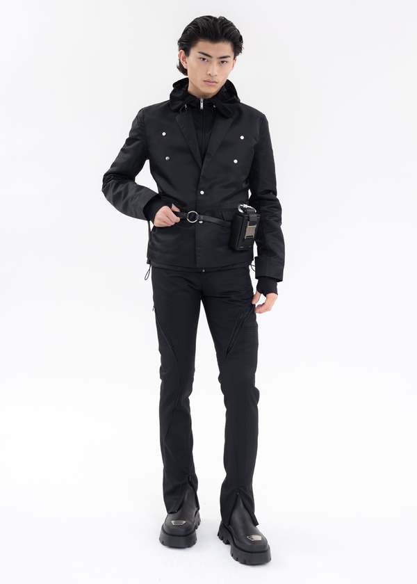 ジャケット・アウター HELIOT EMIL ANAGENESIS TECHNICAL BLAZER Heliot Emil ANAGENESIS TECHNICAL Blazer Combo - Black