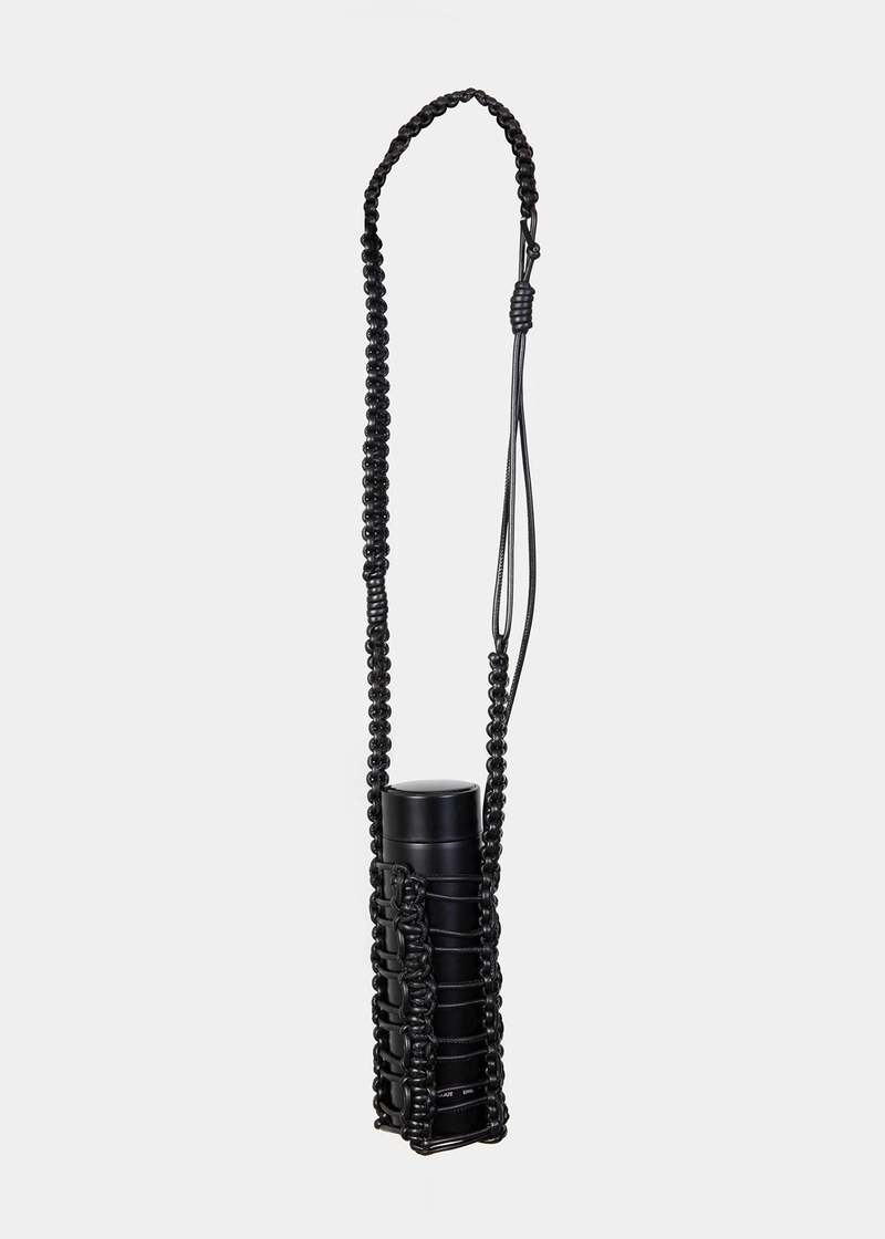 Heliot Emil OSMIA BOTTLE HOLDER WATER BOTTLE - BLACK | Garmentory