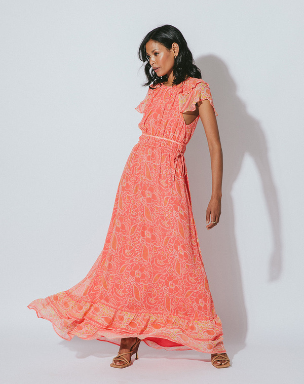 chinese dress ladies Cleobella Ione Ankle Dress | Biarritz