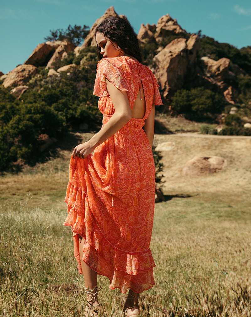 chinese dress ladies Hannah maxi dress main image 1