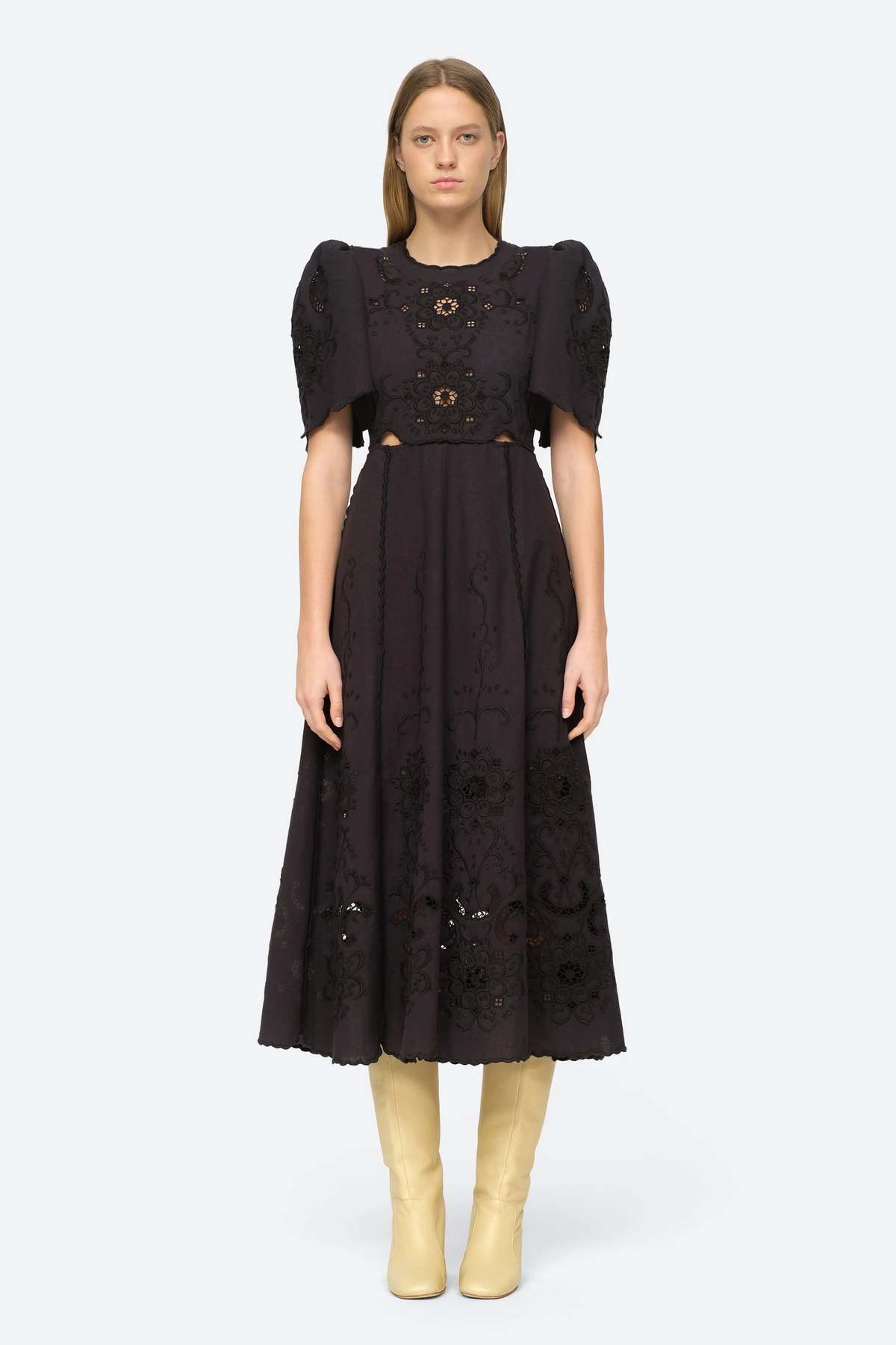 knit midi dress short sleeve Receda Short Sleeve Knit Midi Dress Pink