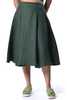 Eliza Faulkner Linen Berkley Skirt - Forest Green  - Thumbnail 2