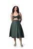 Eliza Faulkner Linen Berkley Skirt - Forest Green  - Thumbnail 3