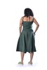 Eliza Faulkner Linen Berkley Skirt - Forest Green  - Thumbnail 4