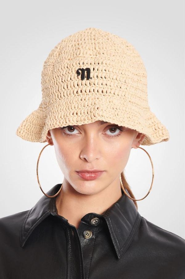 Nanushka Dunia Hat - Beige | Garmentory display picture 2