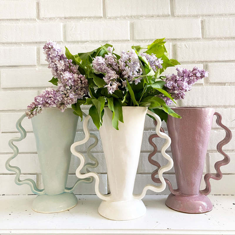 Morgan Peck Stretch Vase - Eraser Pink