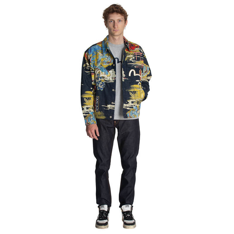 【maltese_8314さま】ご購入品◆evisu・cotti EVISU Komainu Vintage Japanese Jacket - Multicolor | Garmentory