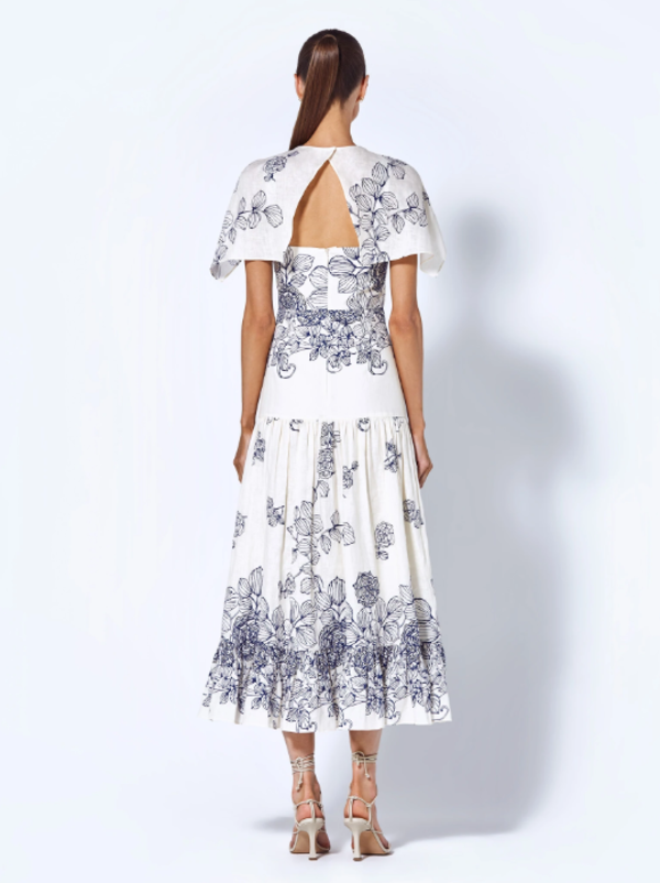 alexis blue white dress Alexis - Rasha Dress main image 1