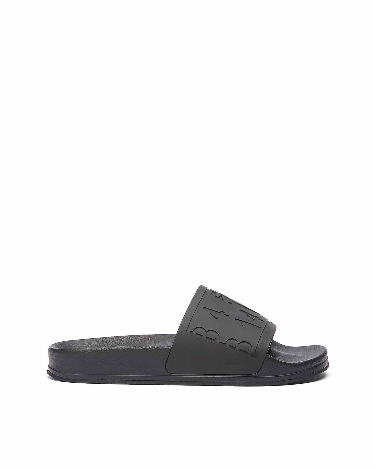 Mm6 Solid Color Flip Flops MM6 Maison Margiela Logo Slides 