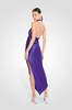 The Sei Cross Wrap Halter Dress - Violet - Thumbnail 3