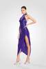 The Sei Cross Wrap Halter Dress - Violet - Thumbnail 4