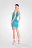 The Sei One Shoulder Ruched Mini Dress - Thumbnail 2