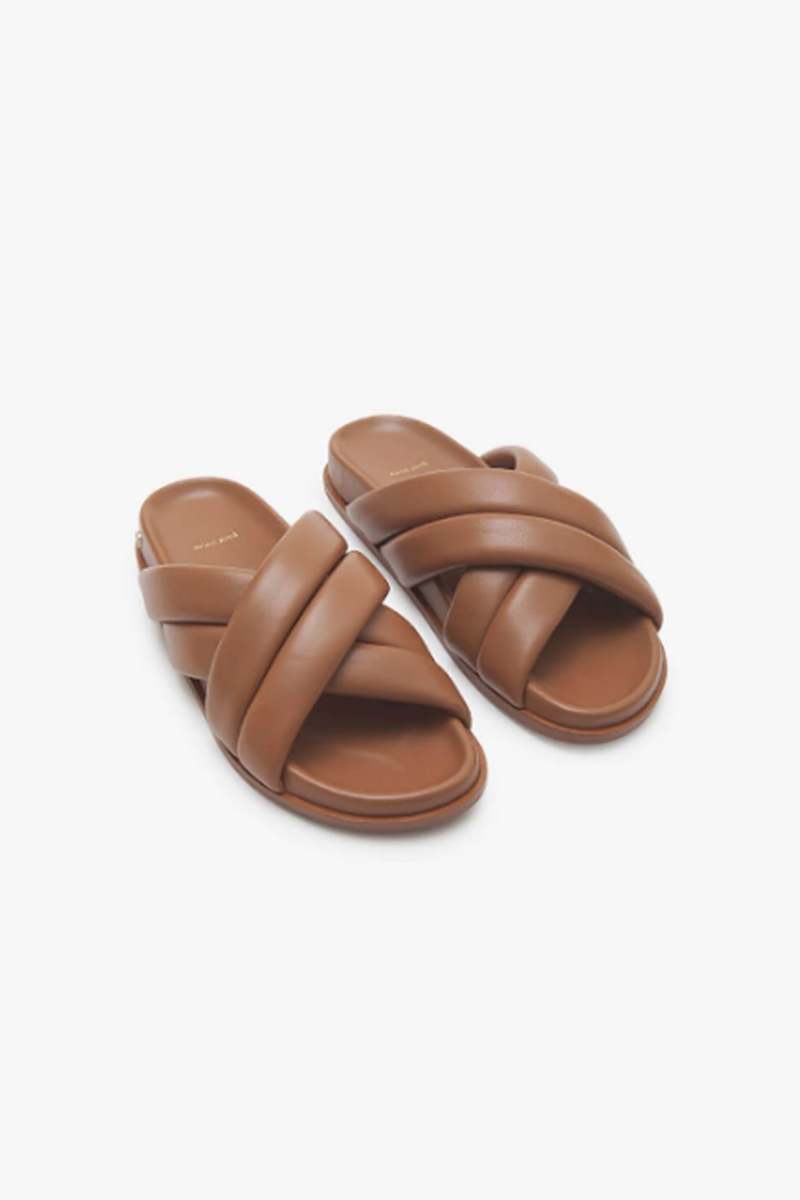 【関税込み】Lizzie Slides - Anine Bing - Leather - Black Anine Bing | Lizzie Slides - Black – Sisters & Co