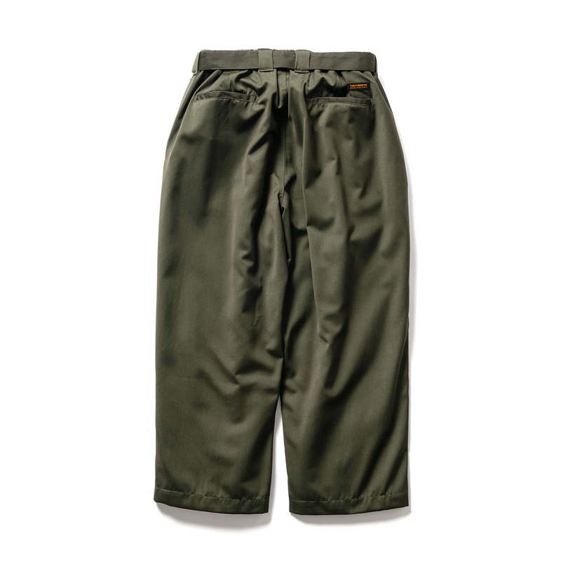 TIGHTBOOTH XL オリーブグリーン TIGHTBOOTH BAGGY SLACKS Olive XL TBPR