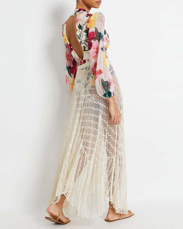 Patbo Lace Beach Skirt | Garmentory