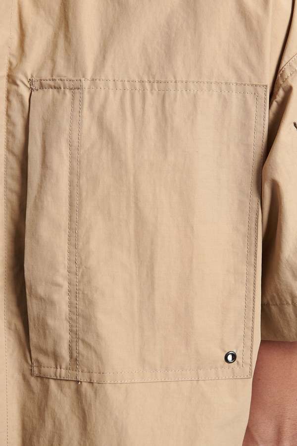 n-hoolywood Half Sleeve Pocket Shirt - Beige | Garmentory
