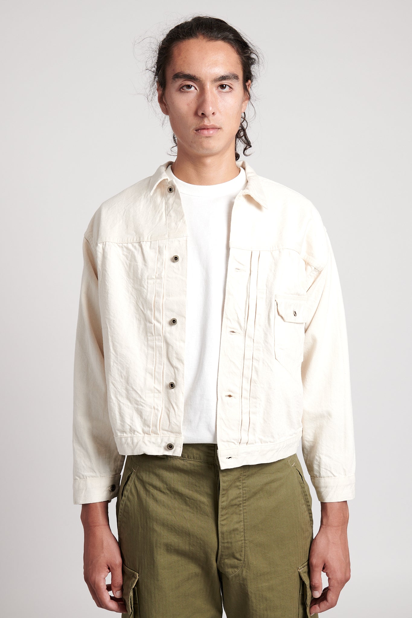 Orslow / ONLY ARK別注 TYPE1 PLEATED BLOUSE Orslow / ONLY ARK別注 TYPE1 PLEATED BLOUSE