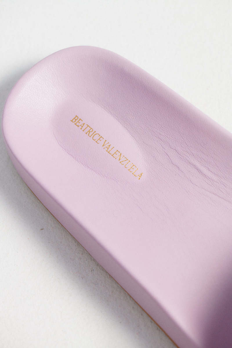 Beatrice Valenzuela Monocolor Sandalia - Amethyst