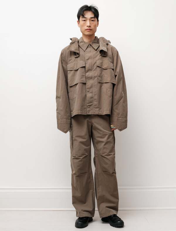 OHOTORO Hanging2wayjacket （khaki） Allegheny Fleece Overshirt - Hanko Stripe : Lichen Green – HOWLER