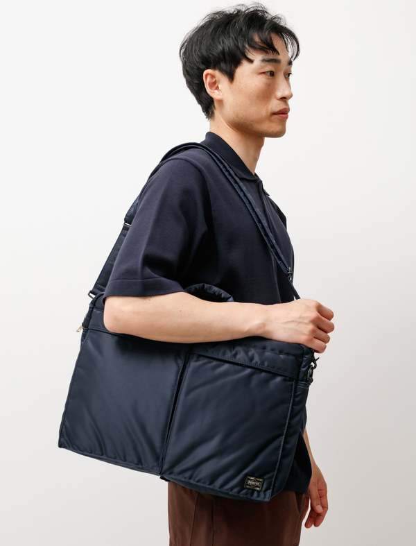 Porter Tanker 2Way Briefcase - Iron Blue | Garmentory