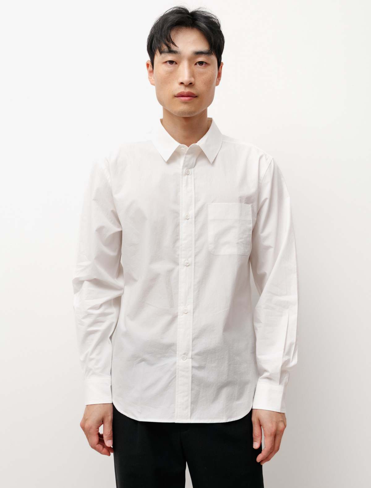 Maison Louis Marie Typewriter Resilient Vintage Wash Shirt - White - Image 1 of 3