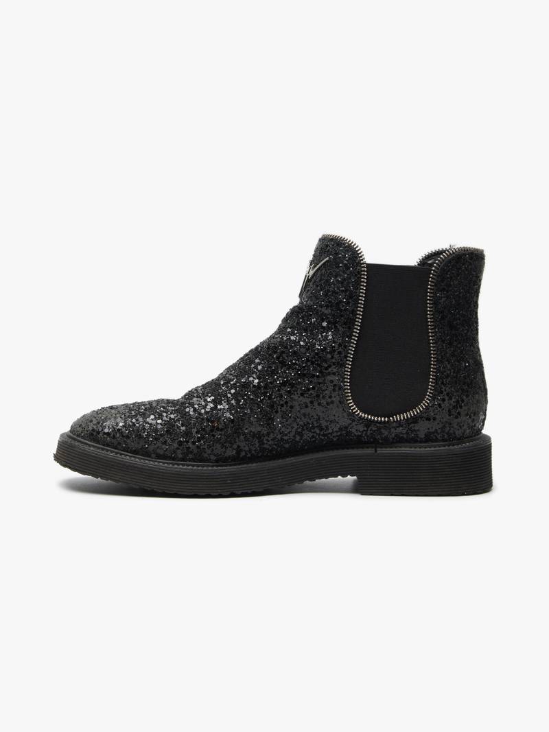 Giuseppe Zanotti W Glitted Detailed Chelsea Boots black Garmentory