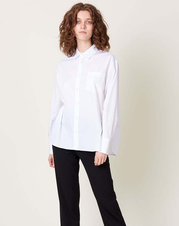 MARIA McMANUS Oversized Shirt - White | Garmentory