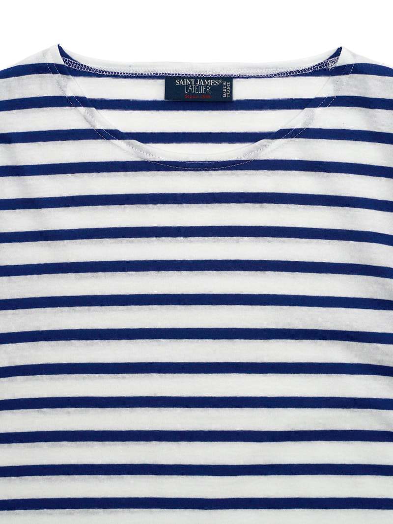 Saint James M MINQUIDAME Tee - NEIGE/GITANE