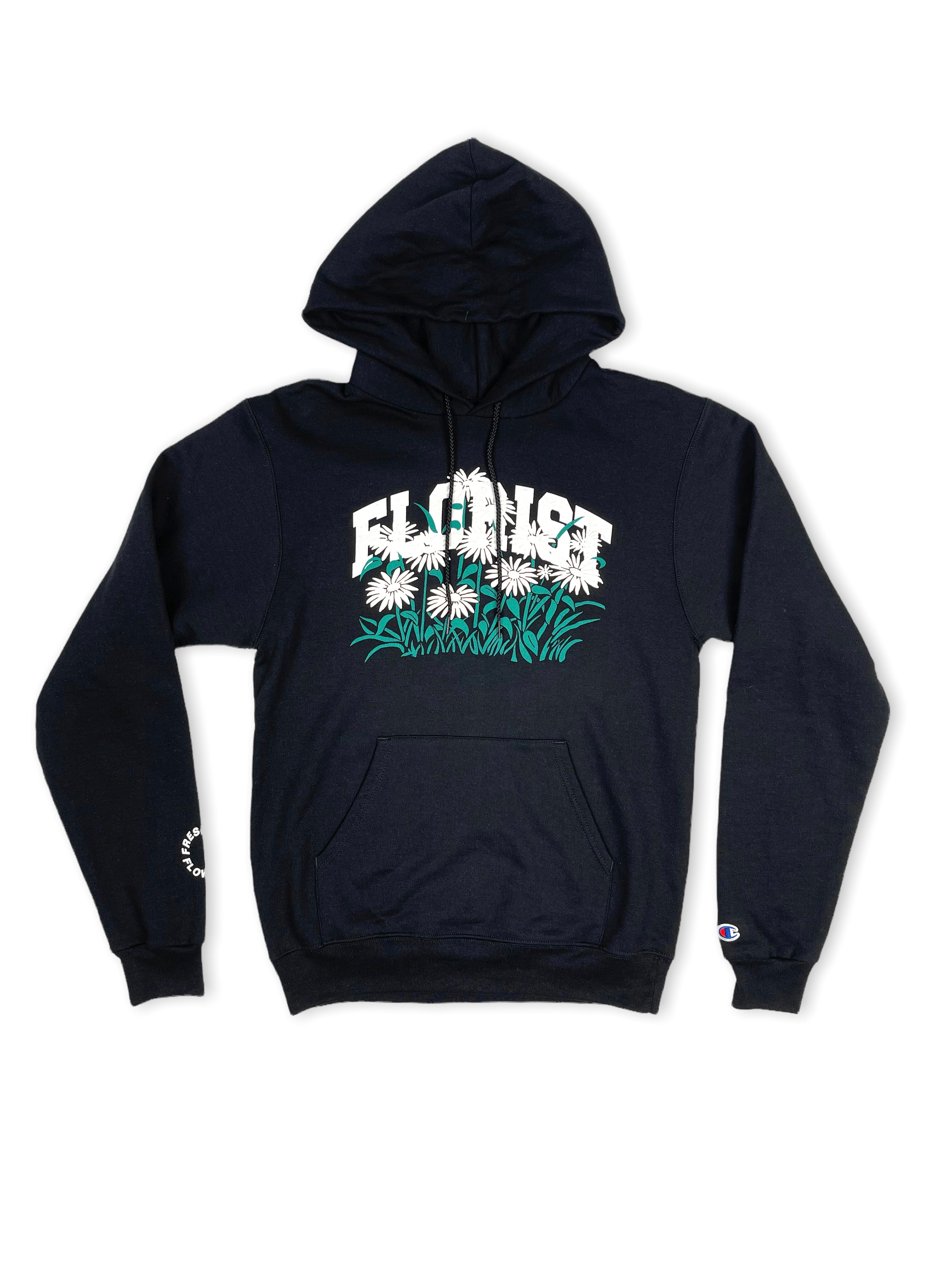 Fresh Cut Flowers Florist Hoodie | Garmentory