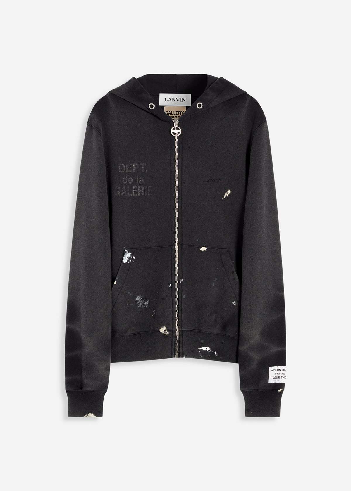 Lanvin X Gallery Dept Zip-up Hoodie - Black | Garmentory