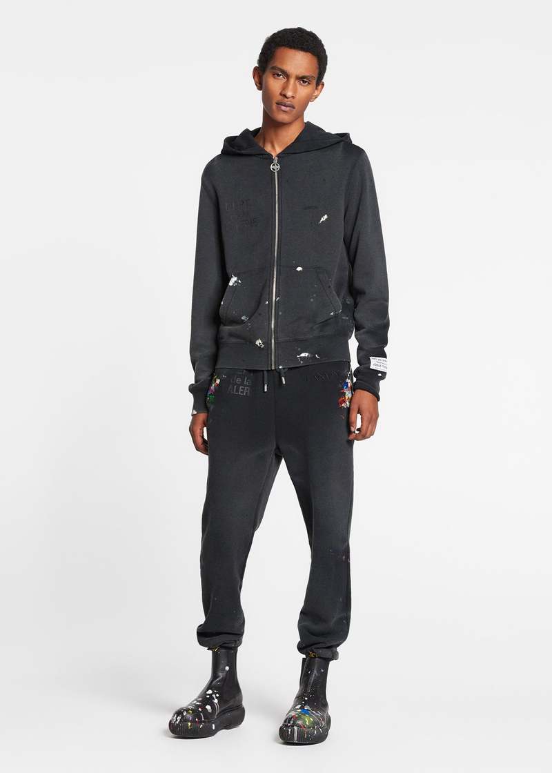 Lanvin X Gallery Dept Zip-up Hoodie - Black | Garmentory