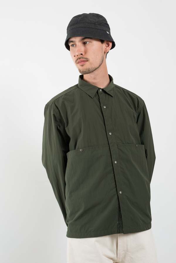 ENDS and MEANS Light Shirt Jacket - Olive | Garmentory
