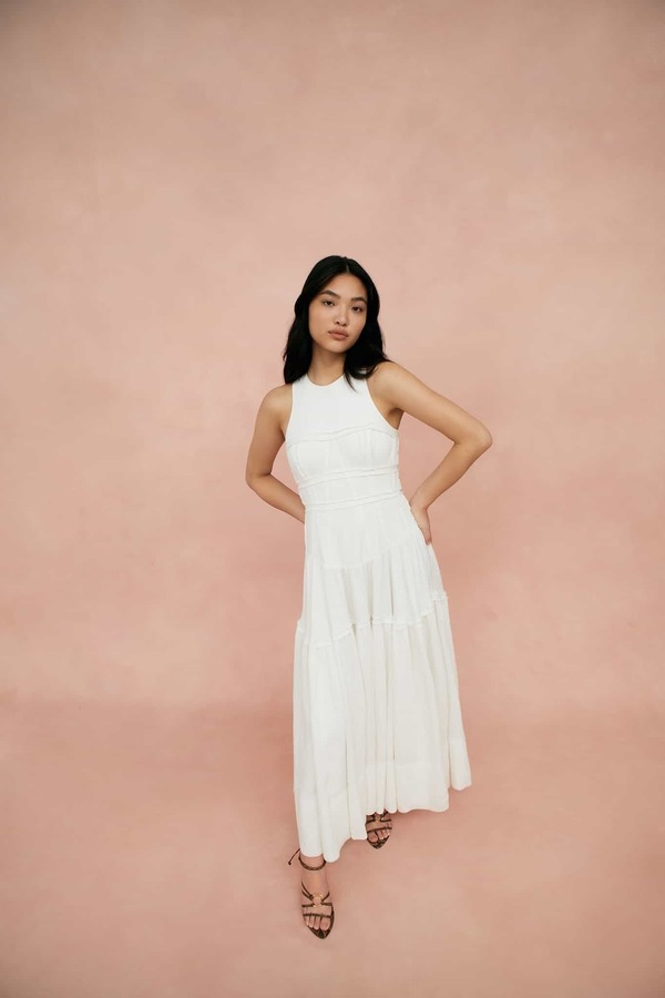 dusty pink crochet dress Light - A-Line Dress for Women Your Ultimate Guide to No makers tag lightweight dress for warm weather Size:AU16