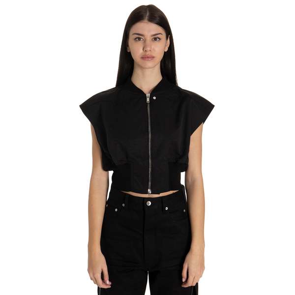 Rick Owens Babel Tatlin Flight Jacket - Black | Garmentory 