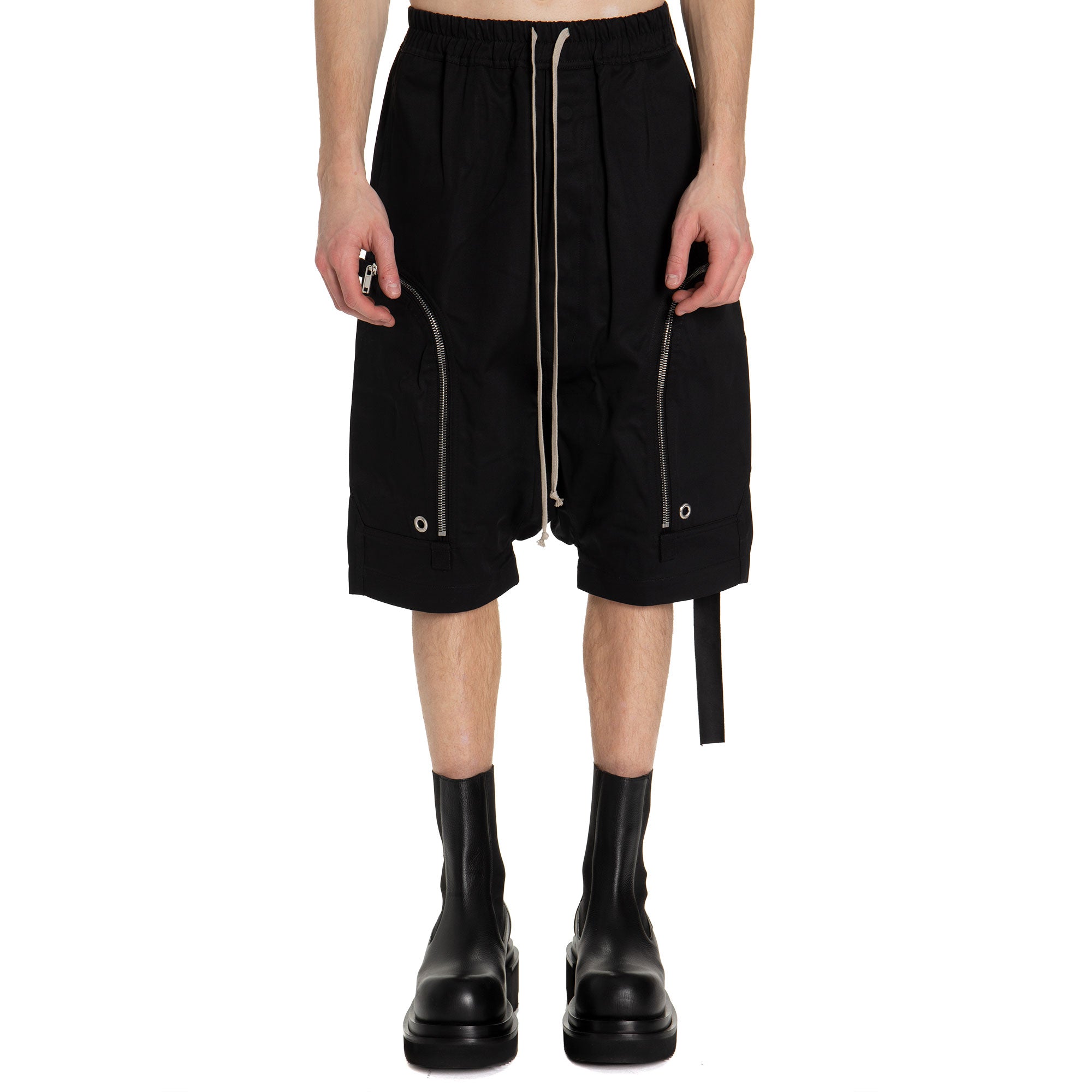 Rick Owens Bauhaus Pods Pants - Black | Garmentory