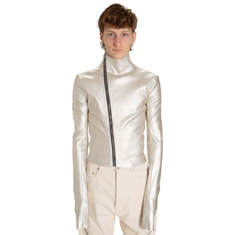 ジャケット RICK OWENS 'Gary Jacket' jacket Rick Owens Gary leather and cotton jacket Rick Owens
