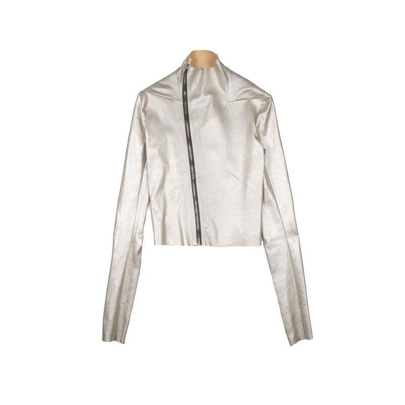 ジャケット RICK OWENS 'Gary Jacket' jacket Rick Owens Gary leather and cotton jacket Rick Owens