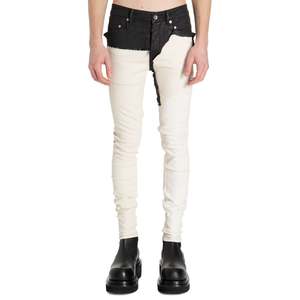 Rick Owens Tyrone Cut Jeans - White | Garmentory