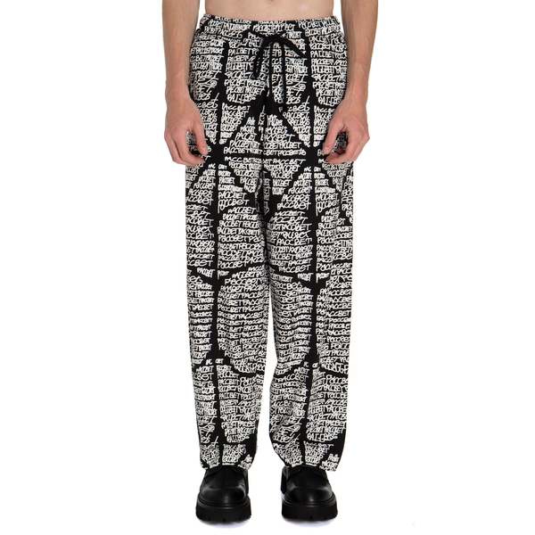 希少　RASSVET (PACCBET) ラスベート　 パッチワークチノパンツ Rassvet (PACCBET) Vacation Pants - Black | Garmentory
