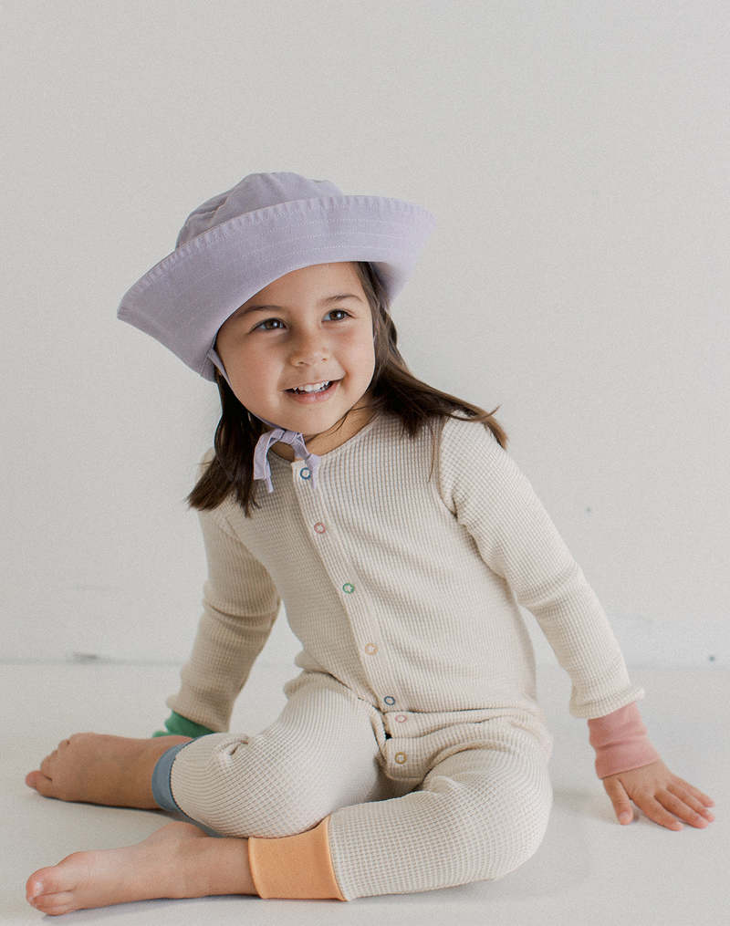 Noble Organic Waffle One-Piece Sleeper - Funfetti