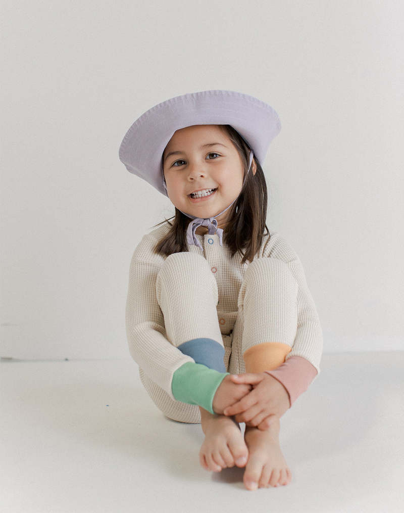 Noble Organic Waffle One-Piece Sleeper - Funfetti