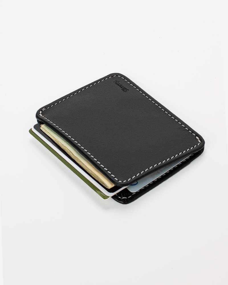 Slimmy R1SO 1-Pocket 2-Slot Wallet (78mm) - Black Slimmy R1SO 1-Pocket 2-Slot Wallet (78mm) - Black