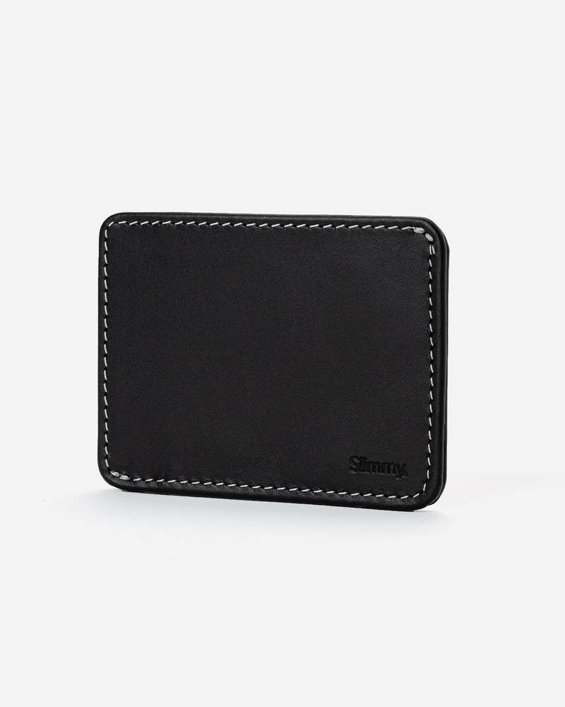 Slimmy R1SO 1-Pocket 2-Slot Wallet (78mm) - Black Slimmy R1SO 1-Pocket 2-Slot Wallet (78mm) - Black