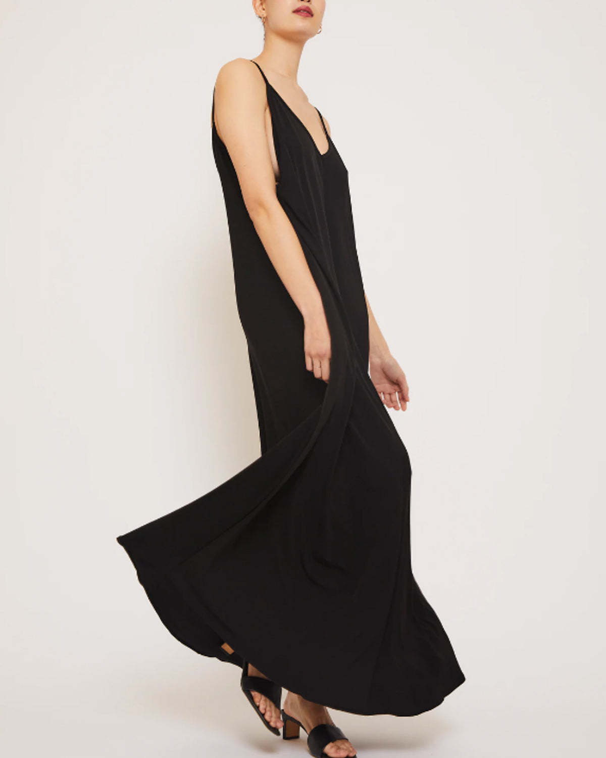 Athena Newton Wrinkle Free Maxi Dress - Black | Garmentory