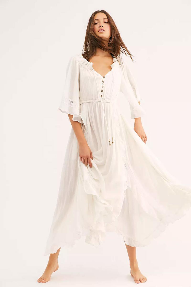 chinese dress ladies Beach Bliss Maxi Dress Pink main image 0